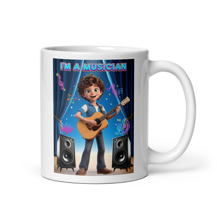 I'm a musician - White Glossy Mug - 20810501