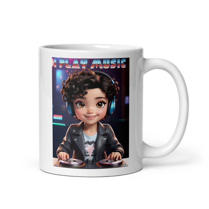 I play music - White Glossy Mug - 20410501