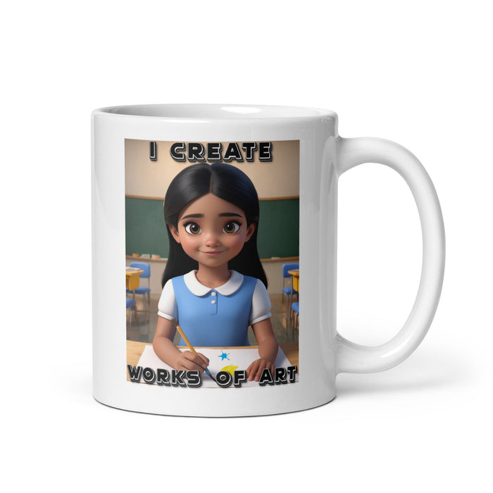 I create works of art - White Glossy Mug - 20310501