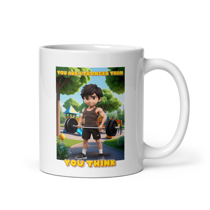 You are stronger than you think - White Glossy Mug - 30410501