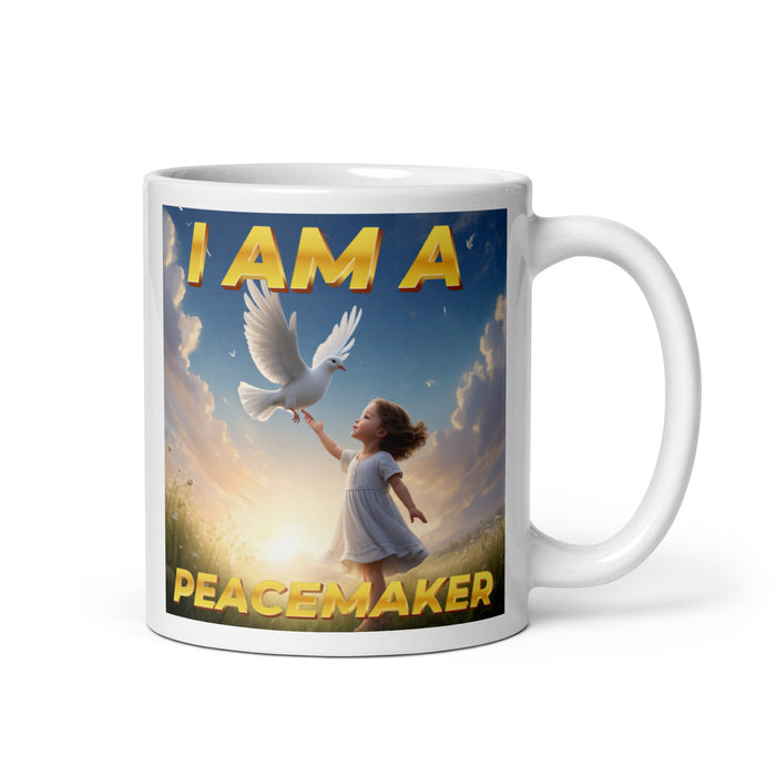 I am a peacemaker - White Glossy Mug - 40410501