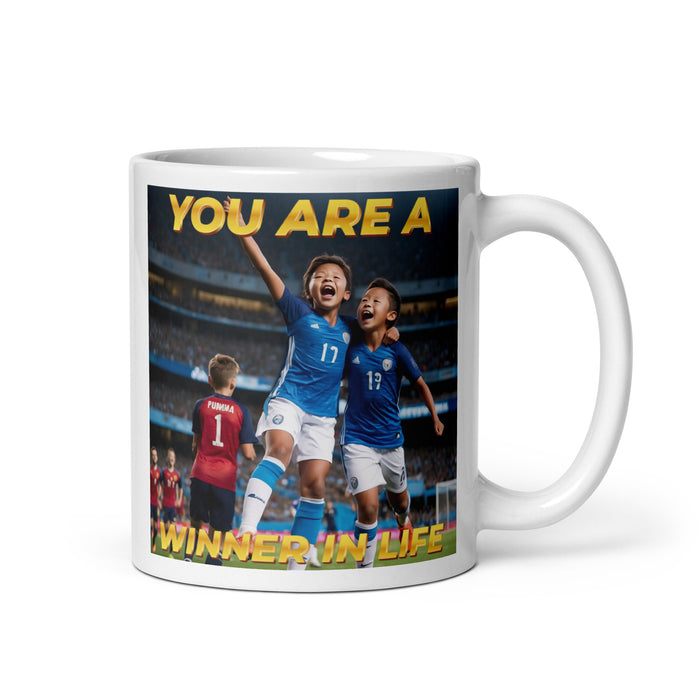 You are a winner in life - White Glossy Mug - 60610501