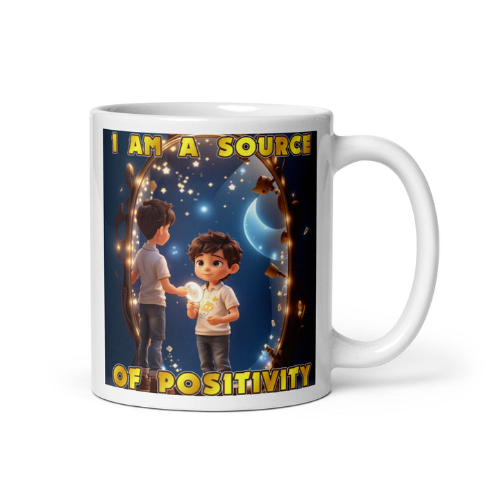 I am a source of positivity - White Glossy Mug - 70710501