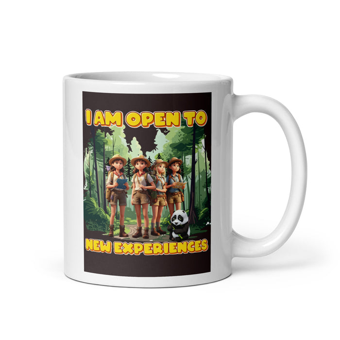 I am open to new experiences - White Glossy Mug - 70510501