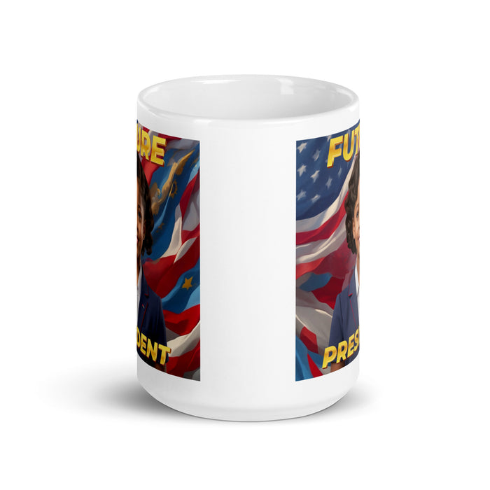 Future President 3 - White Glossy Mug - 10430501