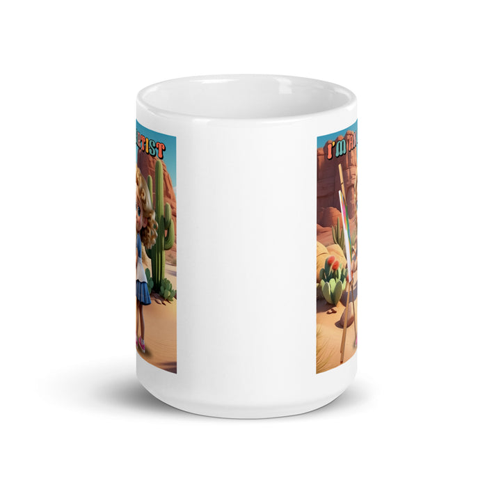 I'm an artist - White Glossy Mug - 20610501