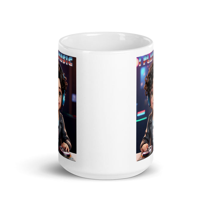 I play music - White Glossy Mug - 20410501