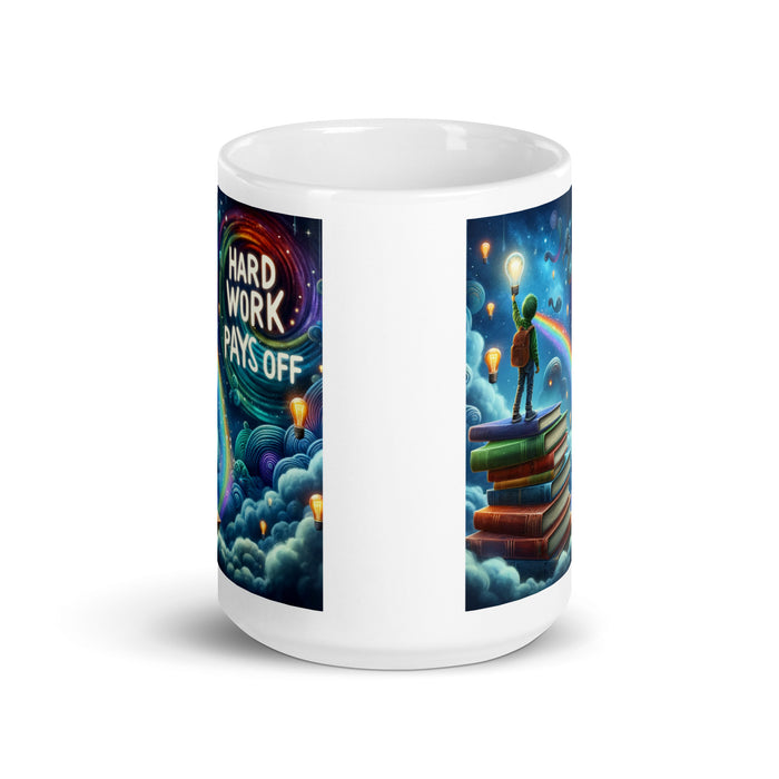 Hard work pays off 2 - White Glossy Mug - 30820501