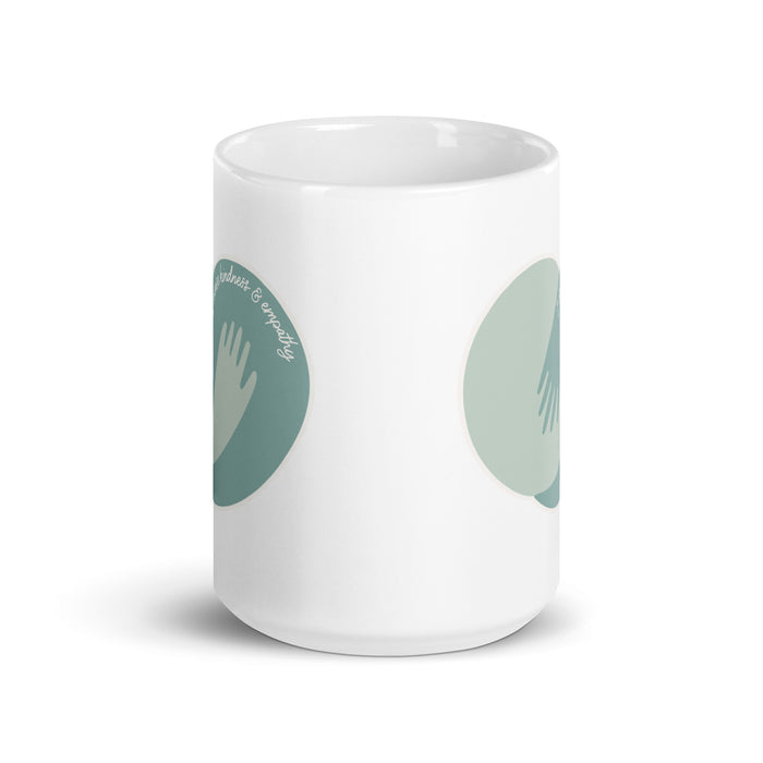 I choose kindness and empathy - White Glossy Mug - 40110501