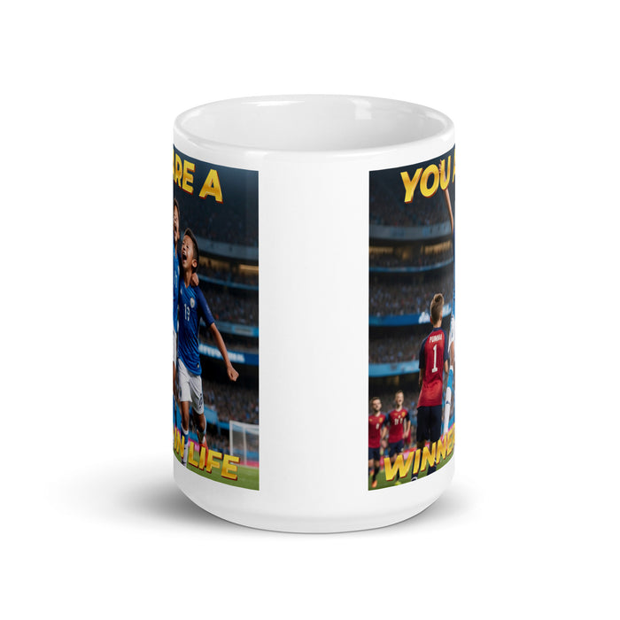 You are a winner in life - White Glossy Mug - 60610501