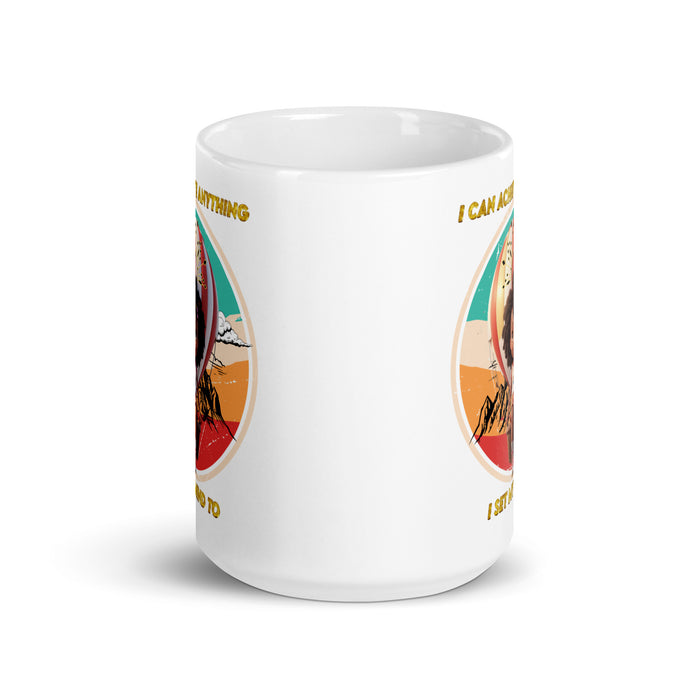 I can achieve anything I set my mind to - White Glossy Mug - 70810501