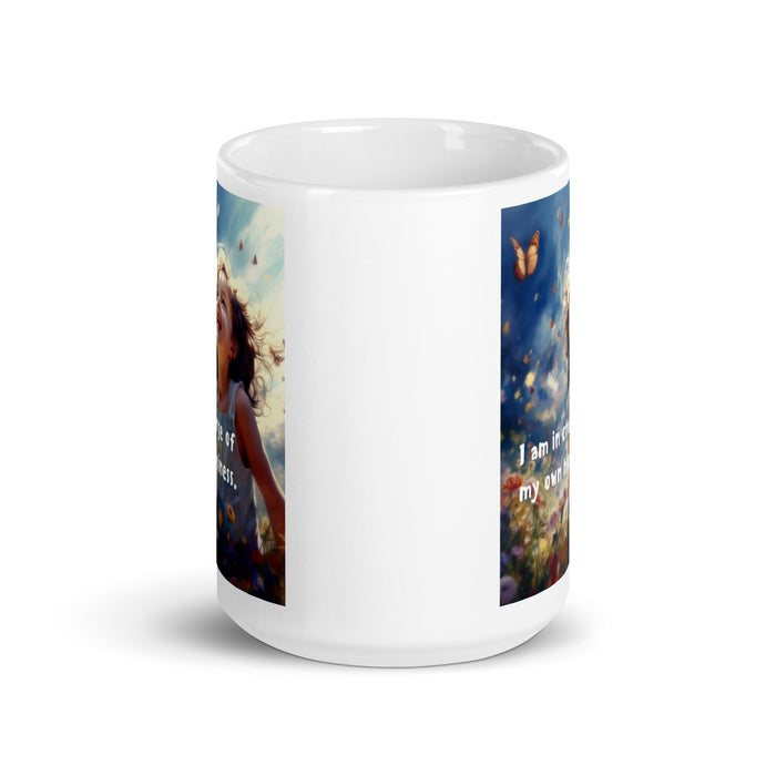 I am in charge of my own happiness - White Glossy Mug - 80710501