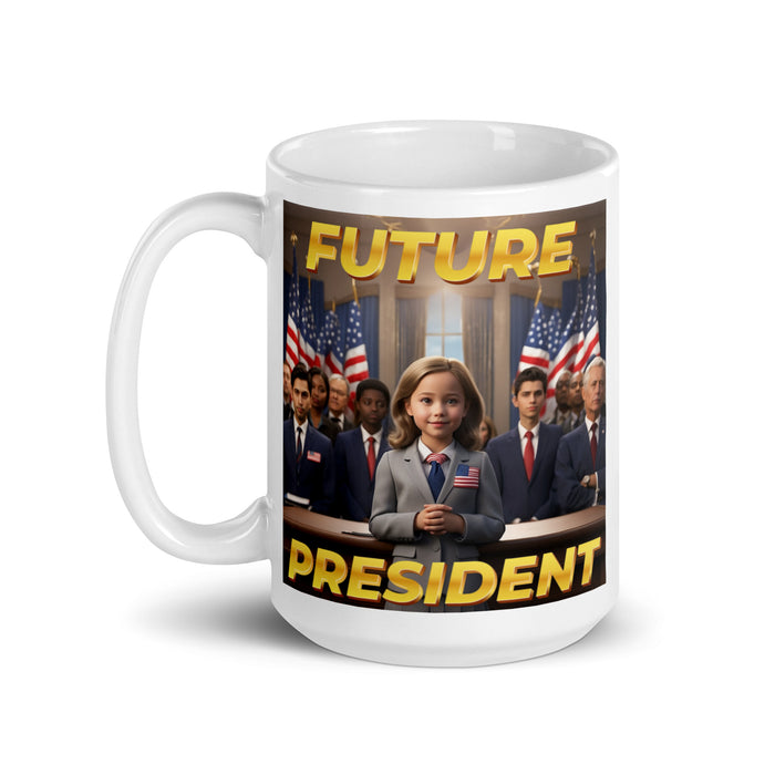 Future President 2 - White Glossy Mug - 10420501