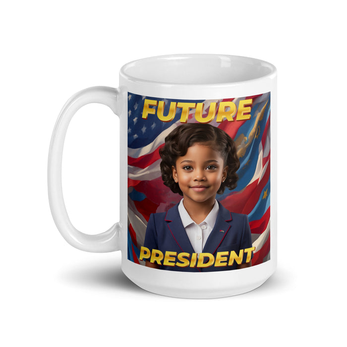 Future President 3 - White Glossy Mug - 10430501