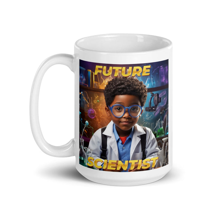 Future Scientist 4 - White Glossy Mug - 10840501