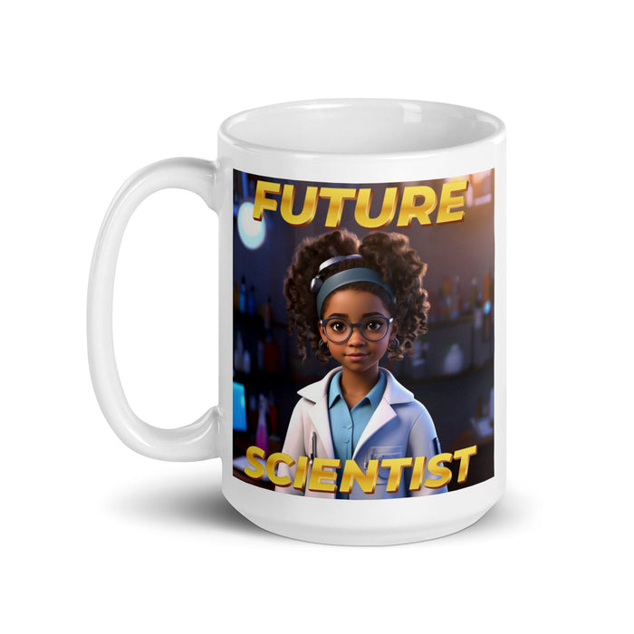 Future Scientist 3 - White Glossy Mug - 10830501