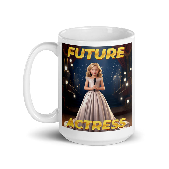 Future Actress - White Glossy Mug - 11010501