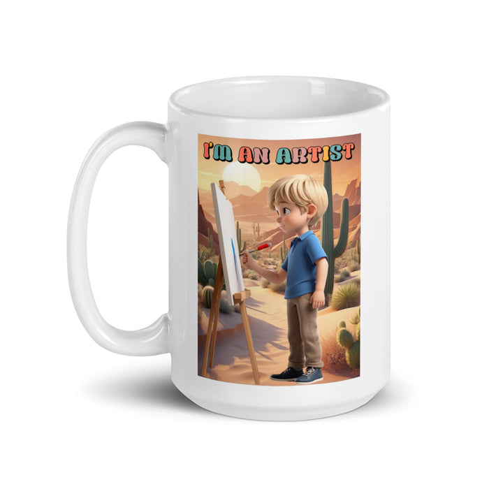 I'm an artist 2 - White Glossy Mug - 20610501