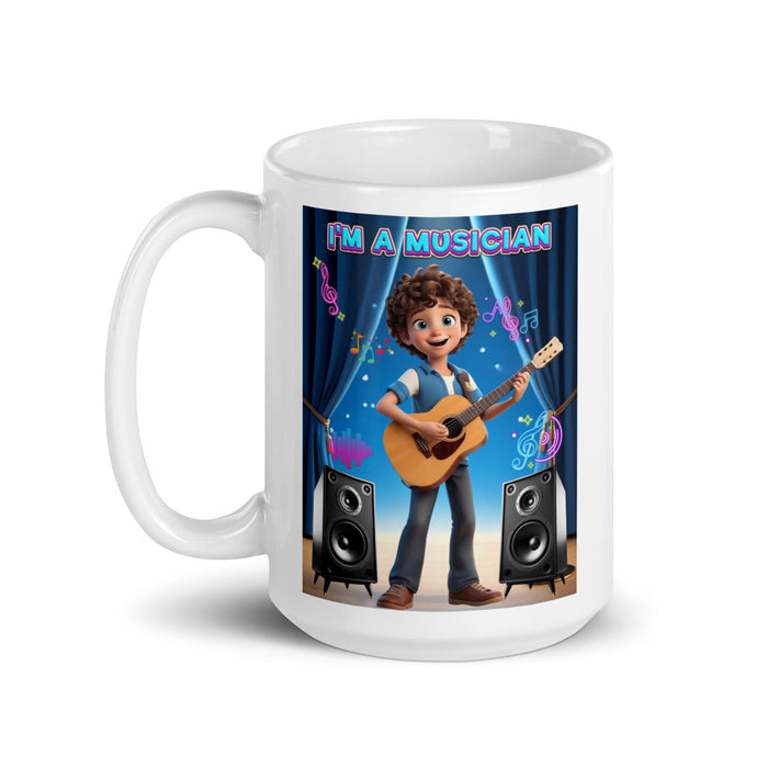 I'm a musician - White Glossy Mug - 20810501