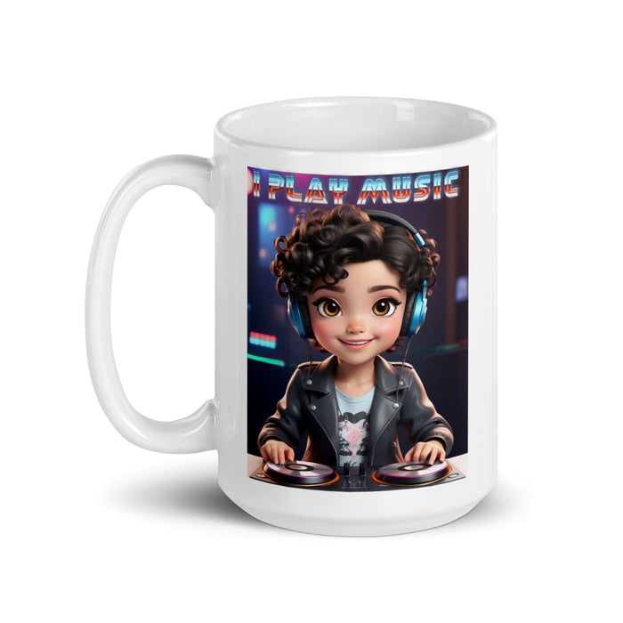 I play music - White Glossy Mug - 20410501