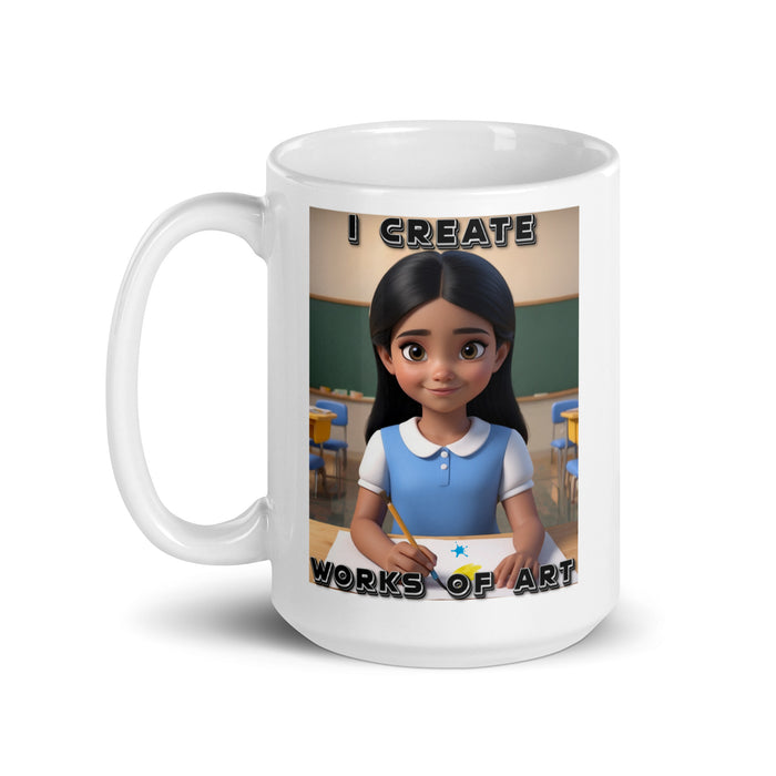 I create works of art - White Glossy Mug - 20310501