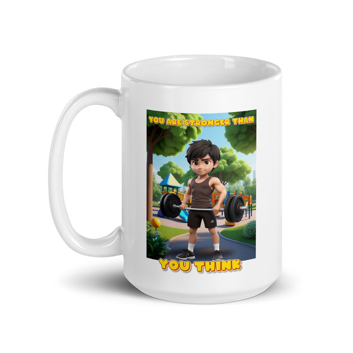 You are stronger than you think - White Glossy Mug - 30410501