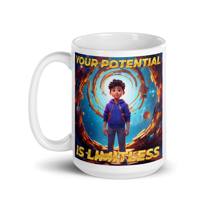 Your potential is limitless - White Glossy Mug - 60210501