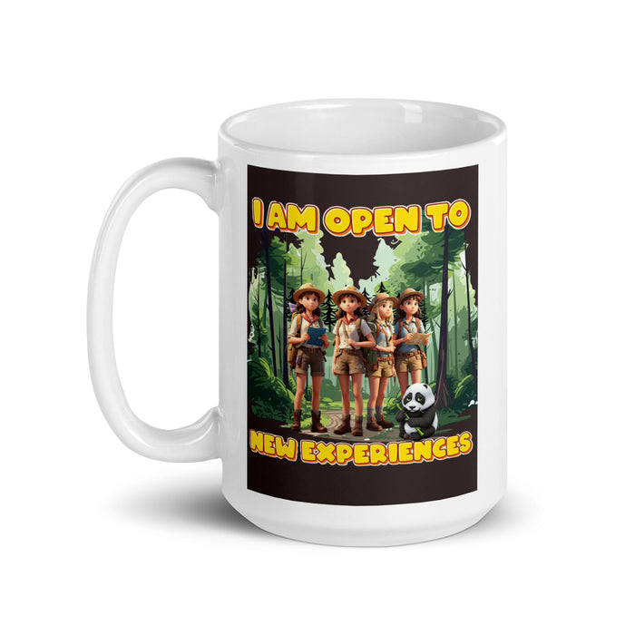 I am open to new experiences - White Glossy Mug - 70510501