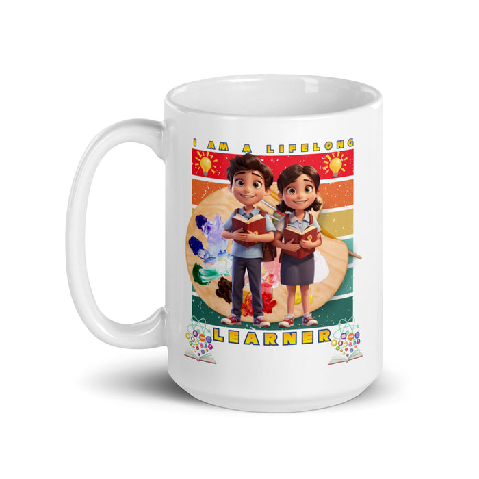 I am a lifelong learner - White Glossy Mug - 70210501