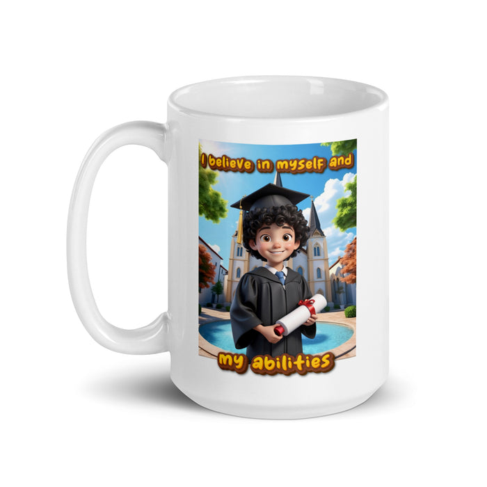 I believe in myself and my abilities - White Glossy Mug - 80210501