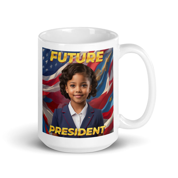 Future President 3 - White Glossy Mug - 10430501