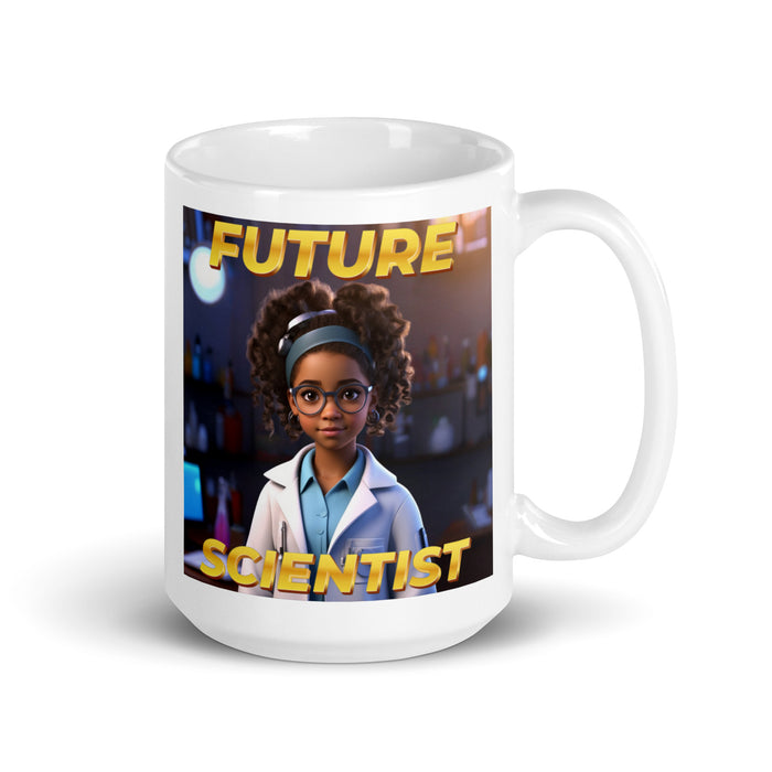 Future Scientist 3 - White Glossy Mug - 10830501