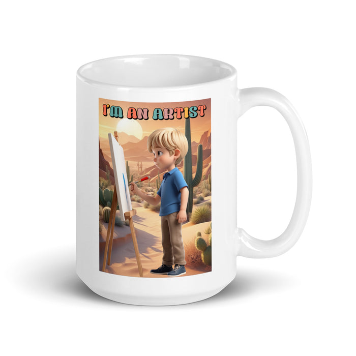 I'm an artist 2 - White Glossy Mug - 20610501