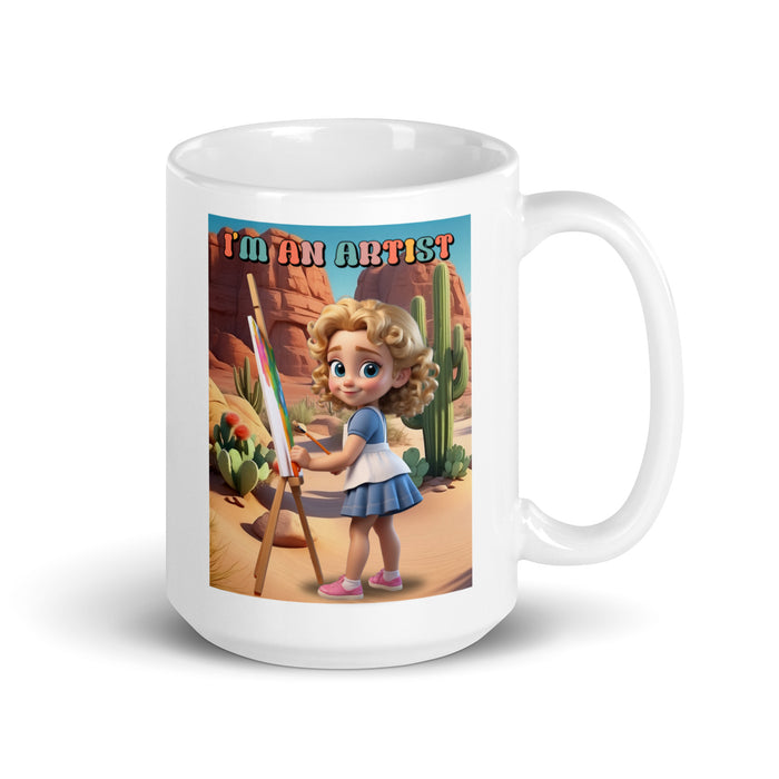 I'm an artist - White Glossy Mug - 20610501