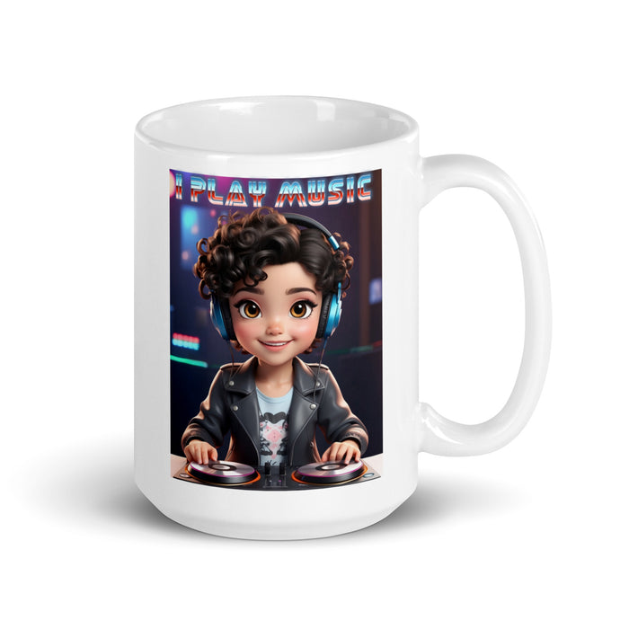 I play music - White Glossy Mug - 20410501