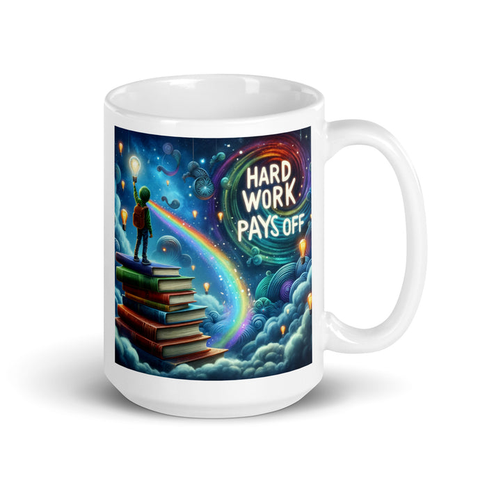 Hard work pays off 2 - White Glossy Mug - 30820501