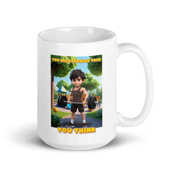 You are stronger than you think - White Glossy Mug - 30410501