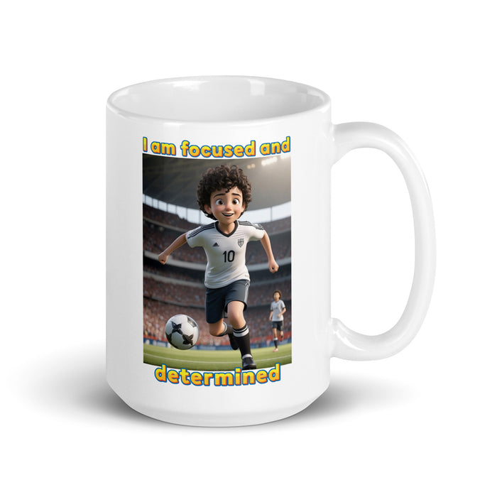 I am focused and determined - White Glossy Mug - 50310501