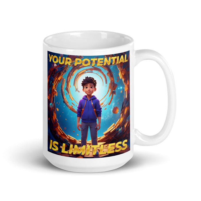 Your potential is limitless - White Glossy Mug - 60210501