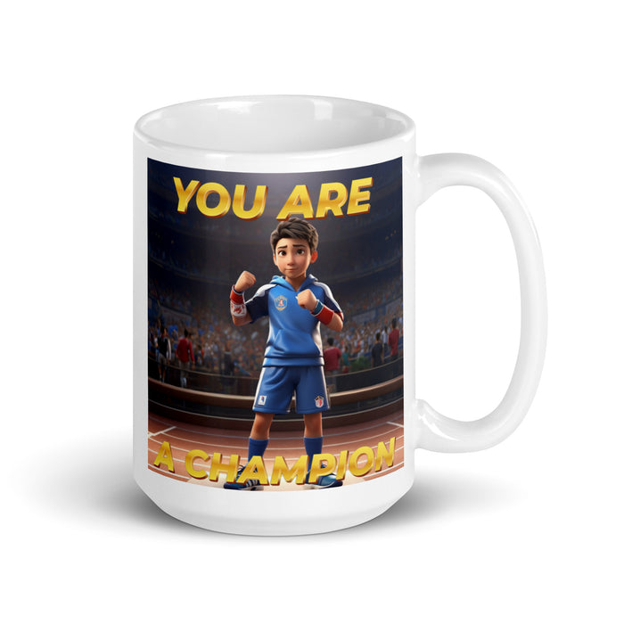 You are a champion - White Glossy Mug - 60110501