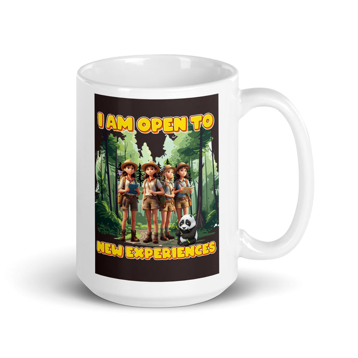 I am open to new experiences - White Glossy Mug - 70510501