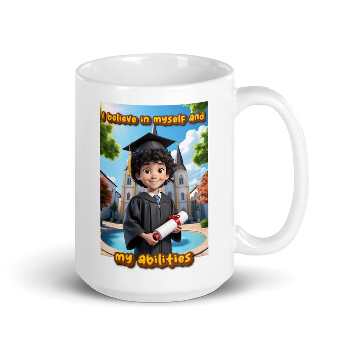 I believe in myself and my abilities - White Glossy Mug - 80210501