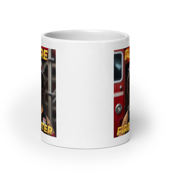 Future Firefighter 3 - White Glossy Mug - 10130501