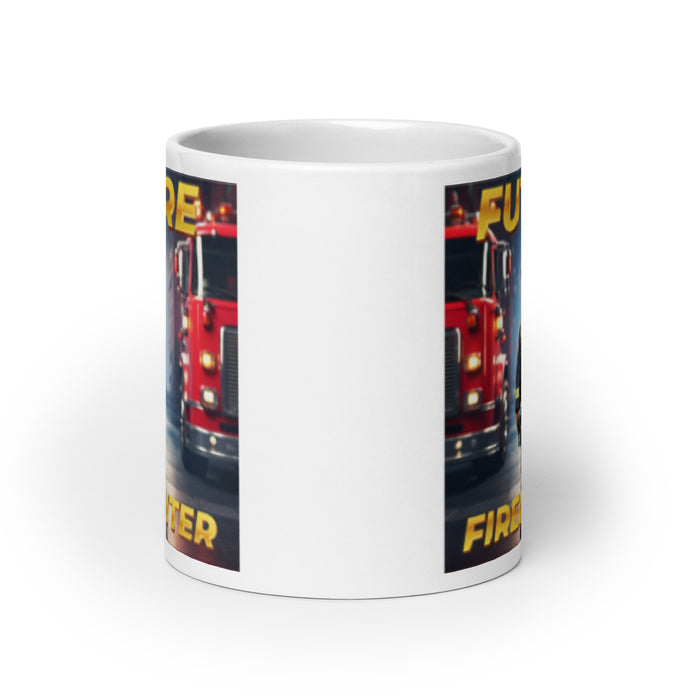 Future Firefighter 4 - White Glossy Mug - 10140501