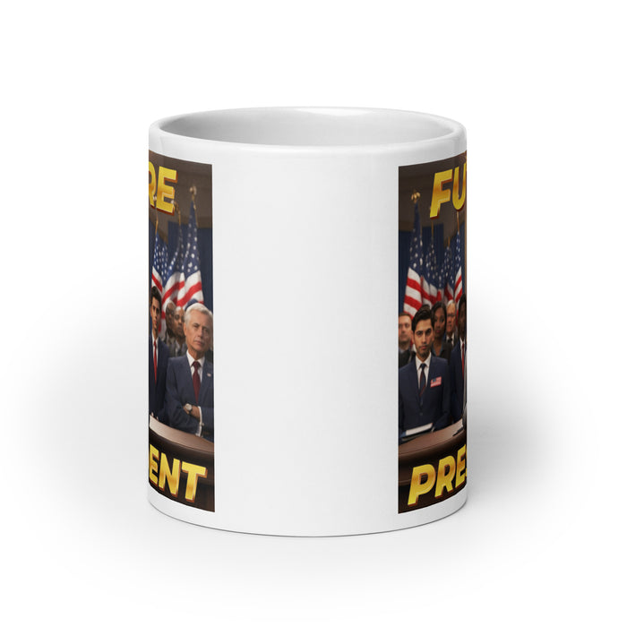 Future President 2 - White Glossy Mug - 10420501