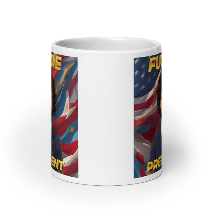 Future President 3 - White Glossy Mug - 10430501