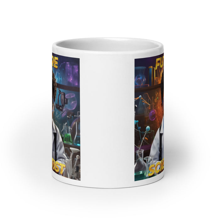 Future Scientist 4 - White Glossy Mug - 10840501