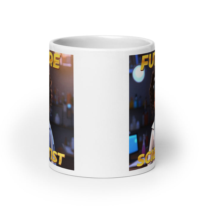 Future Scientist 3 - White Glossy Mug - 10830501