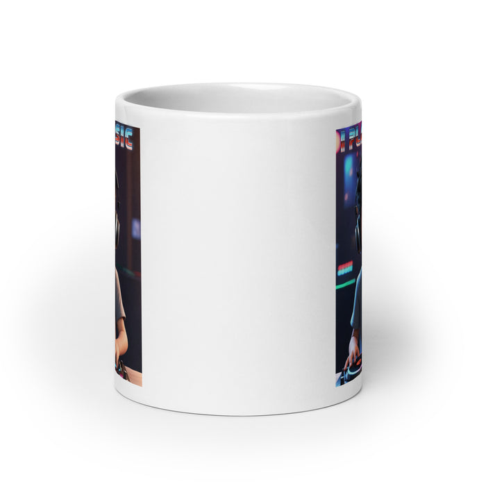 I play music 2 - White Glossy Mug - 20410501