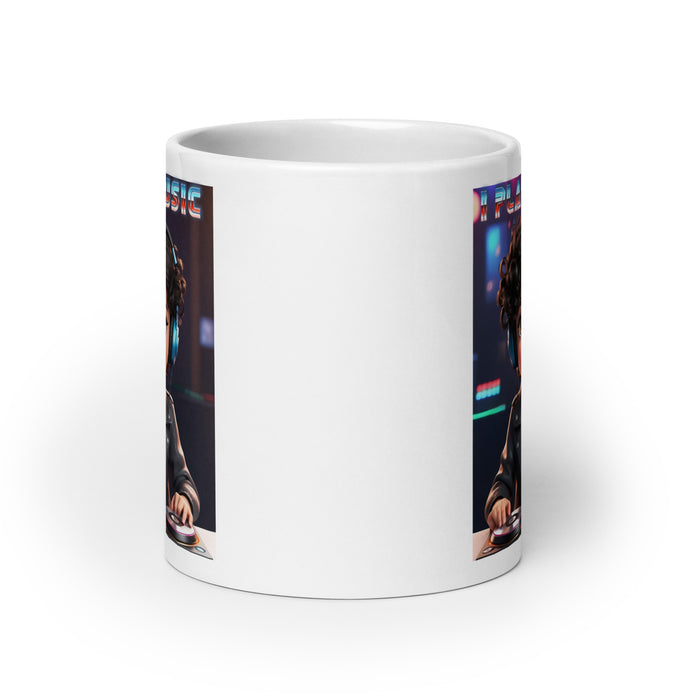 I play music - White Glossy Mug - 20410501